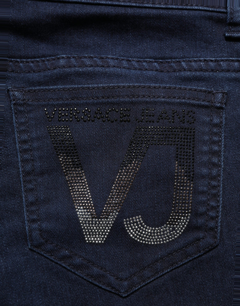 Versace Jeans Couture Blue High Waist Skinny Denim Trouser Jeans