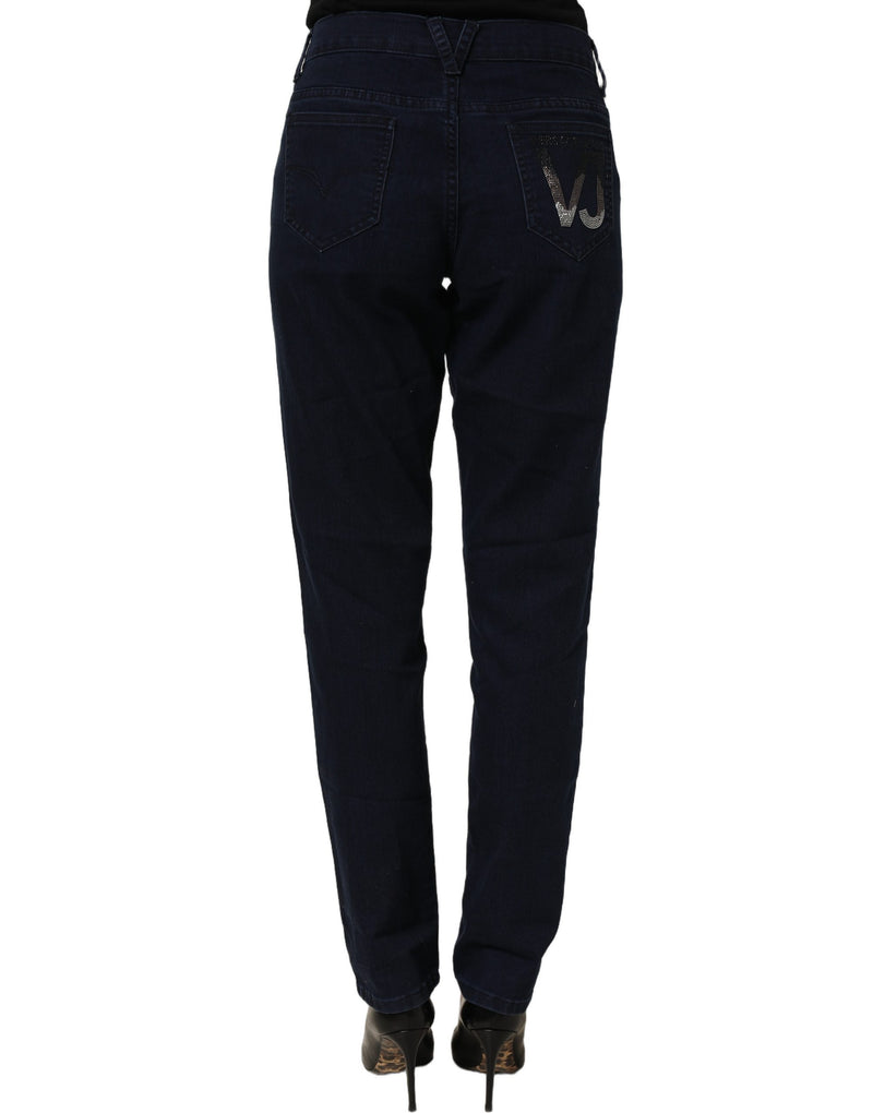 Versace Jeans Couture Blue High Waist Skinny Denim Trouser Jeans