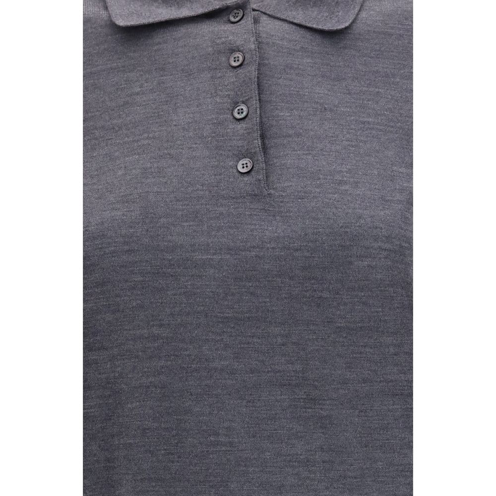 Chemise Golden Goose Oves Aries en laine grise
