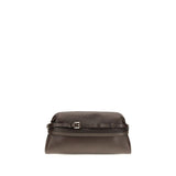Sac bandoulière Moschino en cuir de chèvre marron
