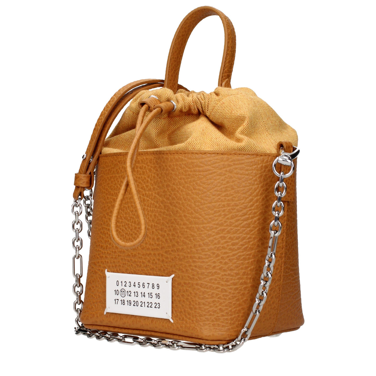 Sac à main en cuir marron Maison Margiela