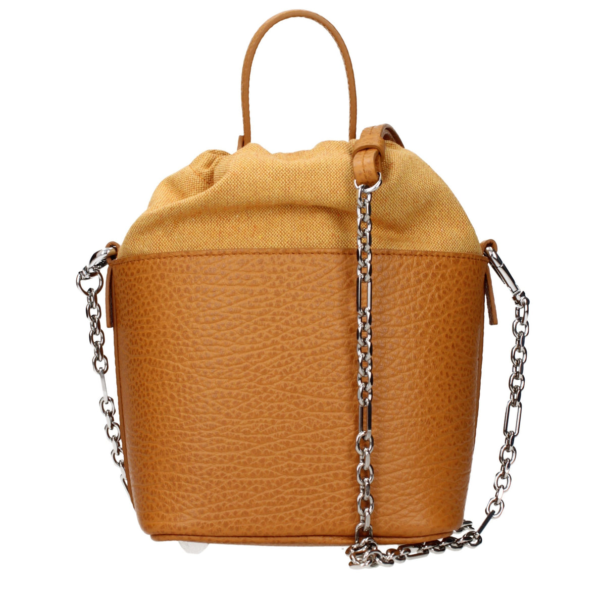 Sac à main en cuir marron Maison Margiela
