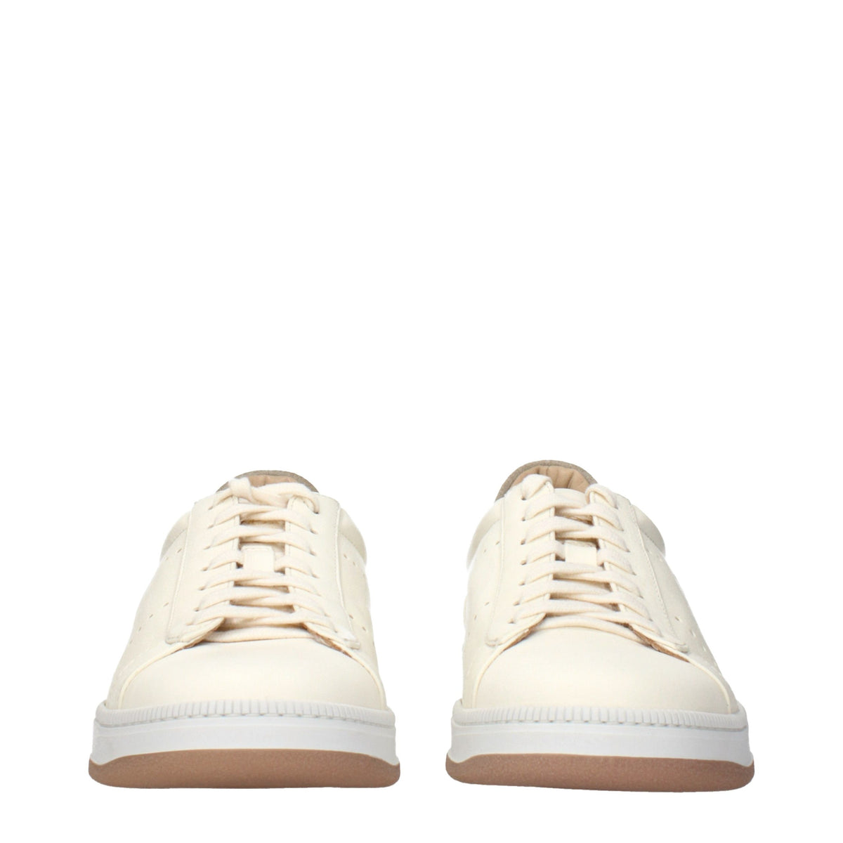 Baskets beiges en cuir Eleventy