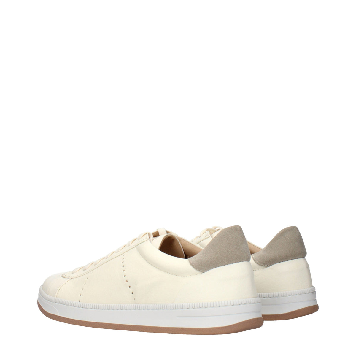 Baskets beiges en cuir Eleventy
