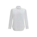 Chemise habillée Finamore en coton blanc