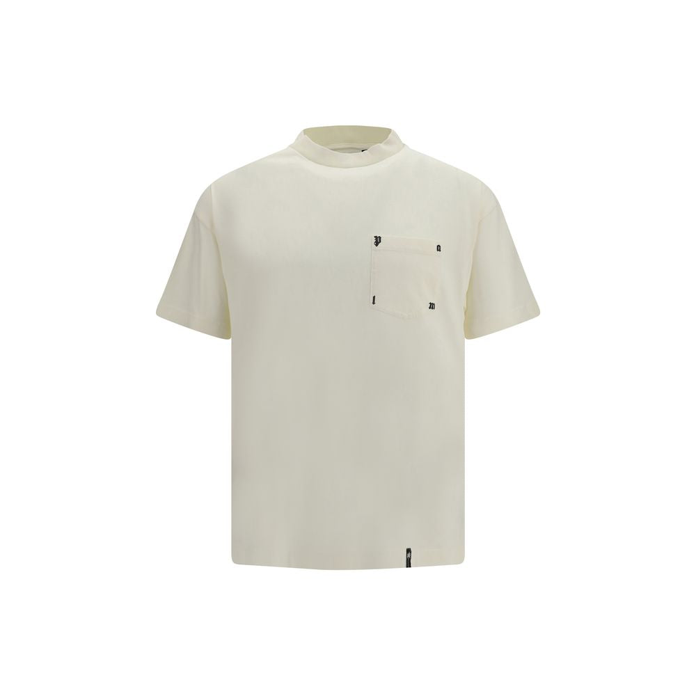 T-shirt en coton blanc Palm Angels