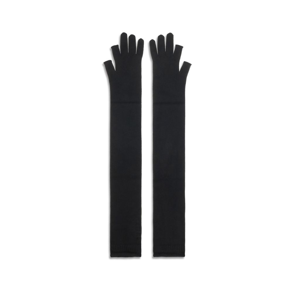 Gants Rick Owens Oves Aries en laine noire