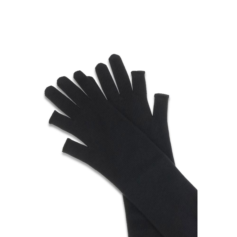 Gants Rick Owens Oves Aries en laine noire