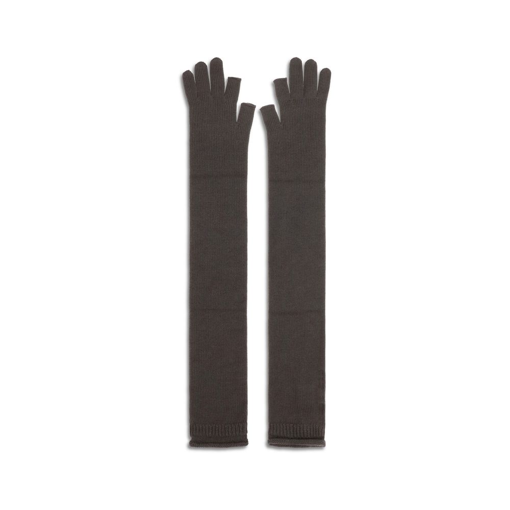 Gants Rick Owens Oves Aries en laine grise