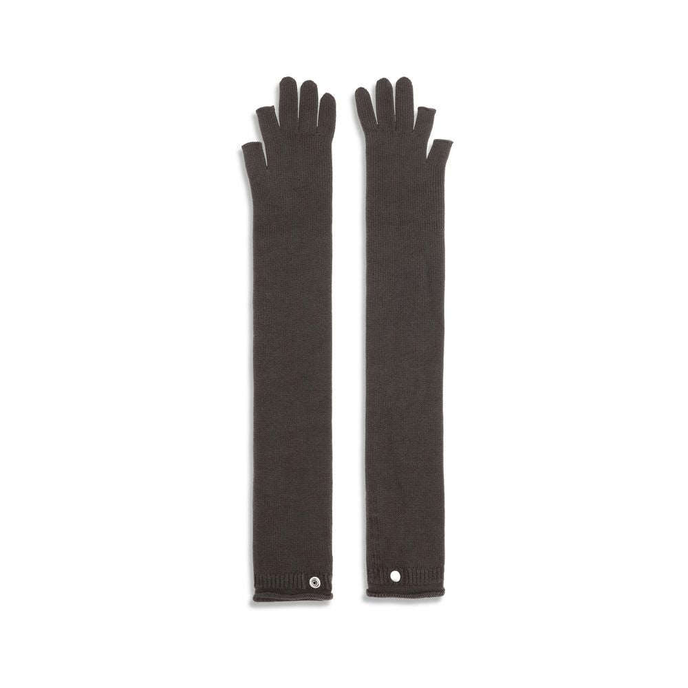 Gants Rick Owens Oves Aries en laine grise