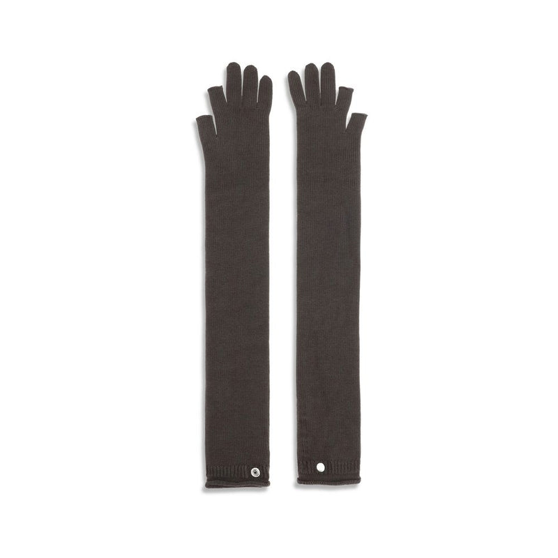 Rick Owens Gray Wool Oves Aries Gloves