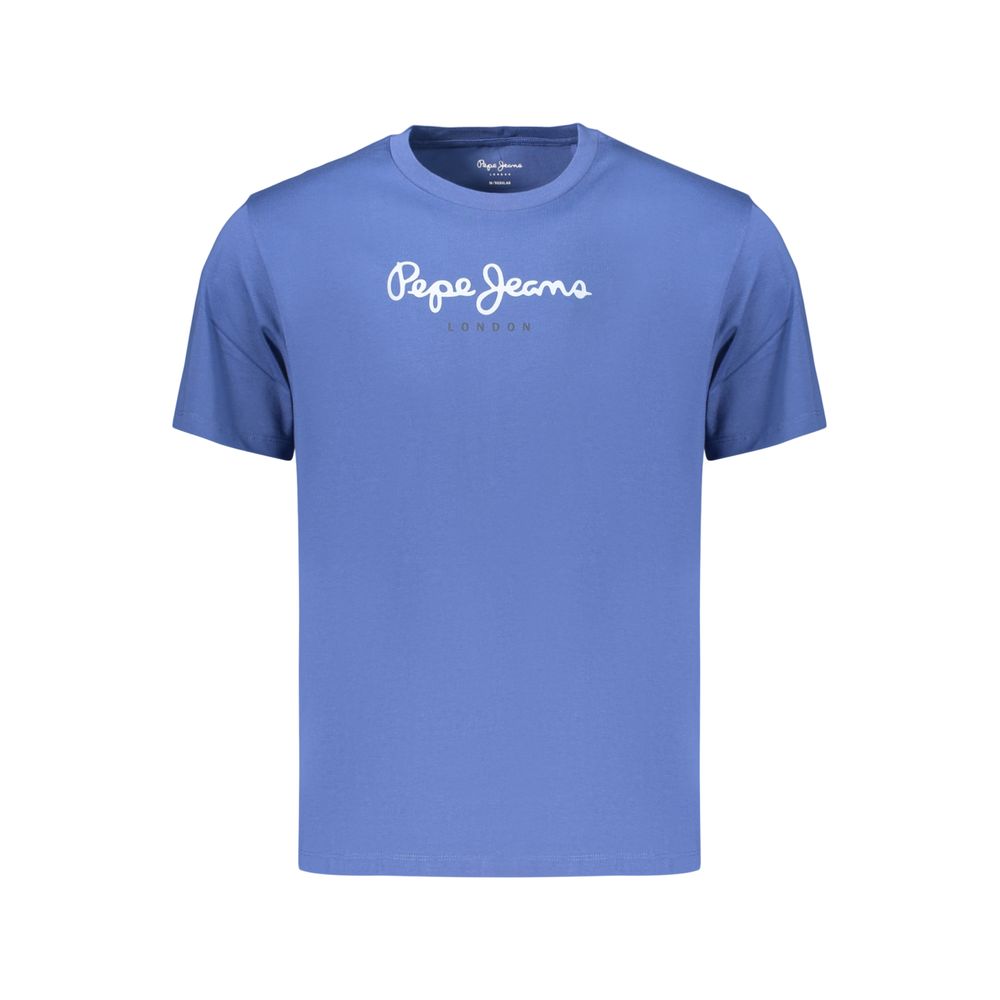 T-shirt Homme Pepe Jeans en Coton Bleu