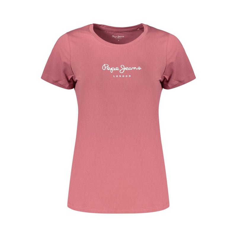 Pepe Jeans Pink Cotton Women's T-Shirt