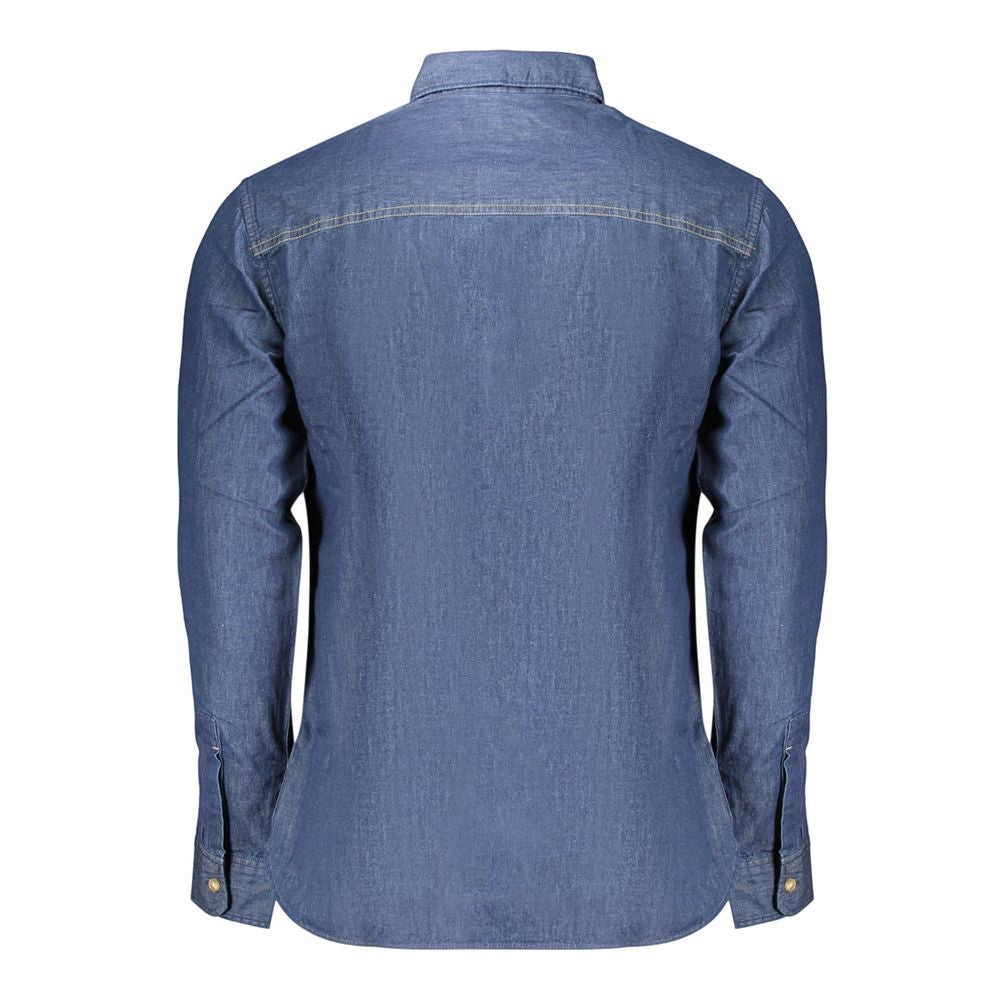 Chemise Pepe Jeans en coton bleu pour homme