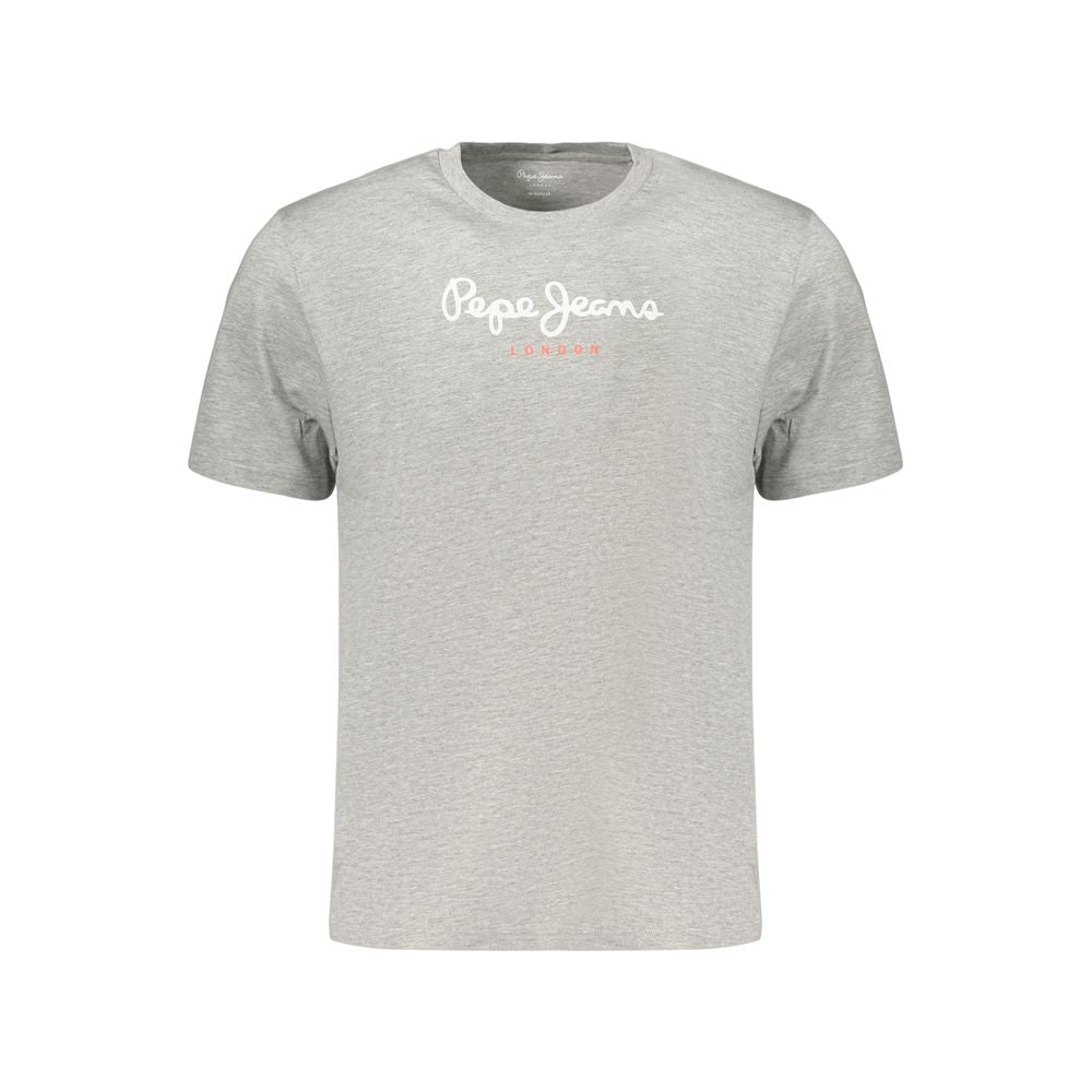 T-shirt gris en coton pour homme Pepe Jeans