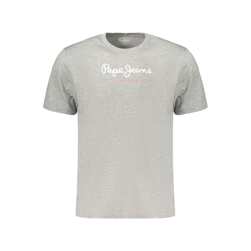 Pepe Jeans Gray Cotton Men's T-Shirt