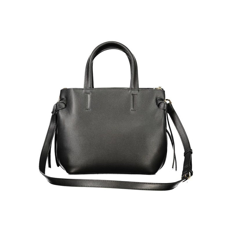 Mario Valentino Black Polyurethane Women's Bag