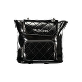 Sac à dos femme en polyuréthane noir Mario Valentino