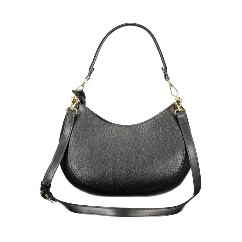 Mario Valentino Black Polyurethane Women's Bag