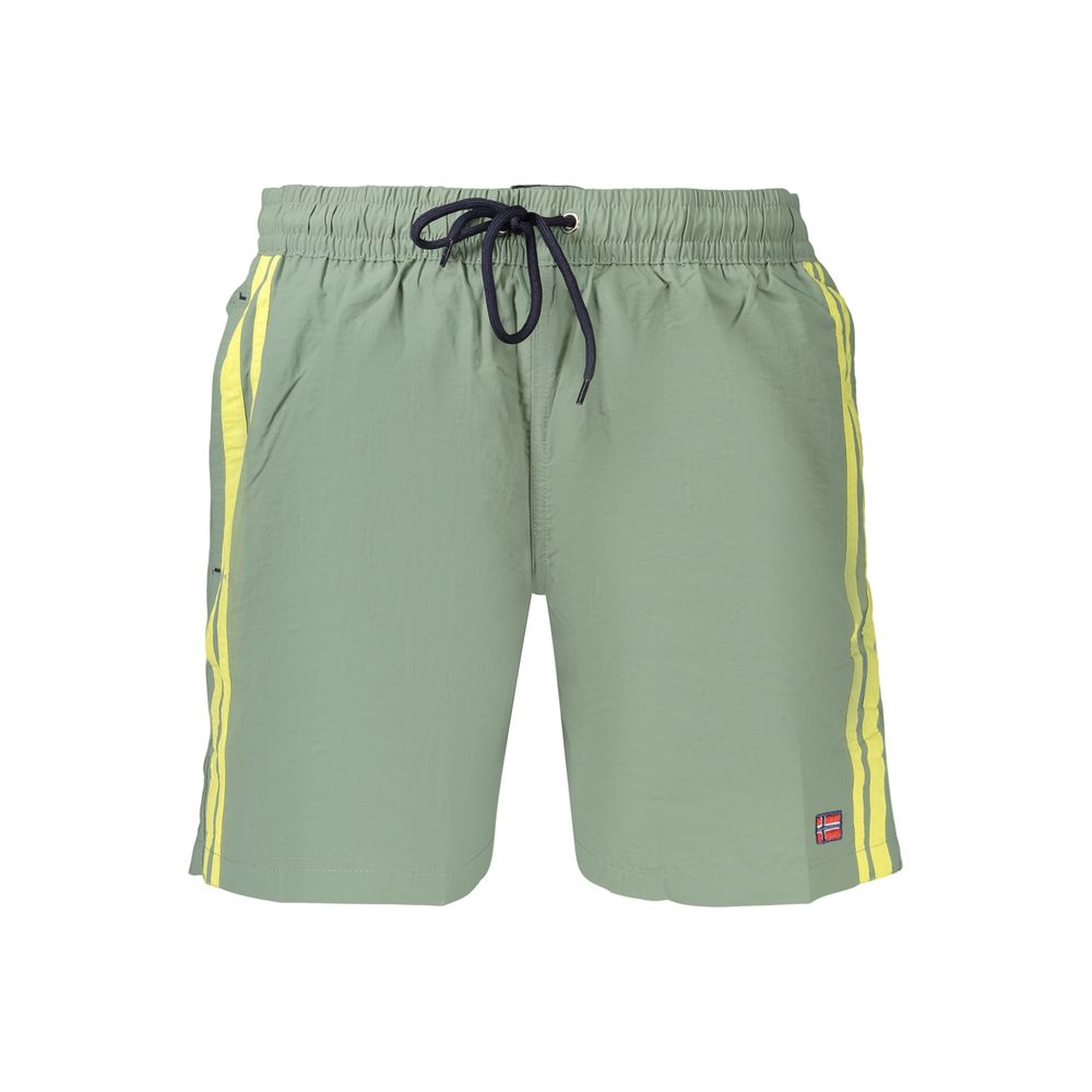 Norvège 1963 Maillot de Bain Homme en Polyamide Vert