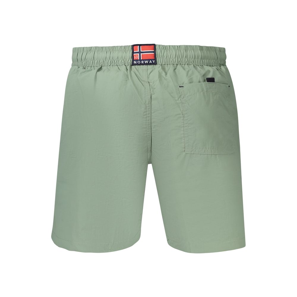 Norvège 1963 Maillot de Bain Homme en Polyamide Vert