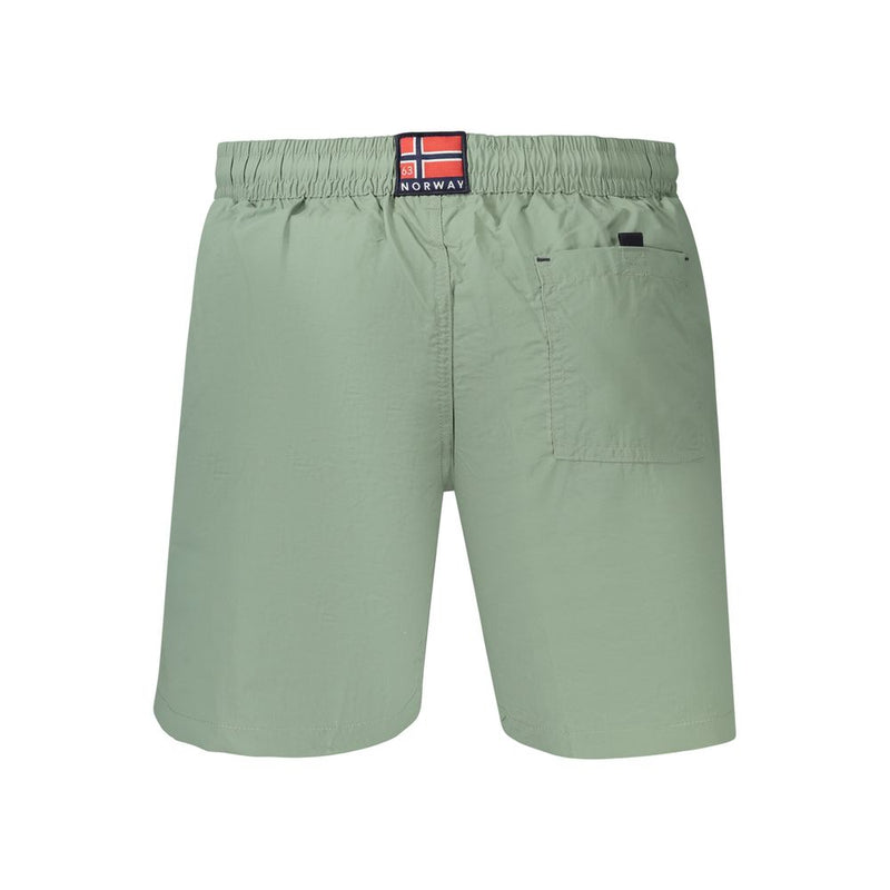 Norway 1963 Green Poliammide Men's Swimwear