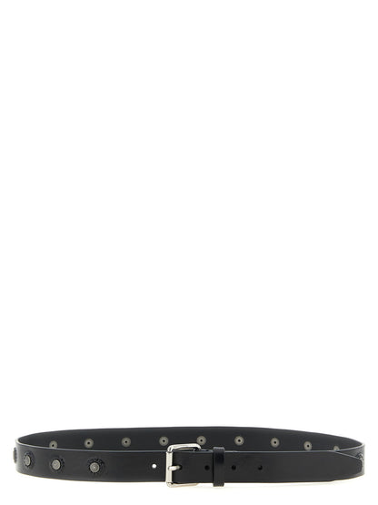 Lemaire Black Calfskin Regular Belt