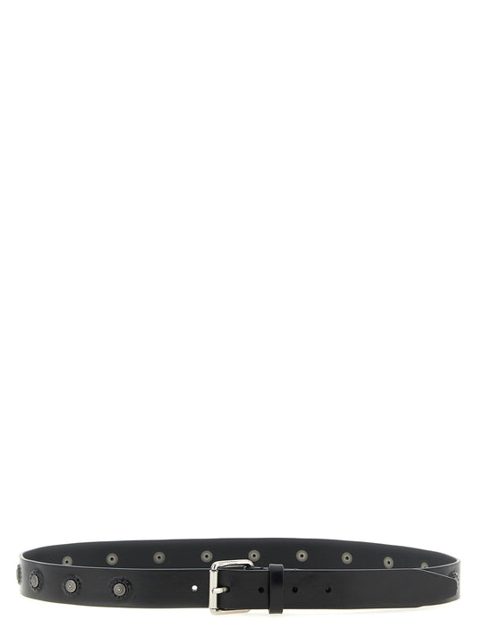 Lemaire Black Calfskin Regular Belt