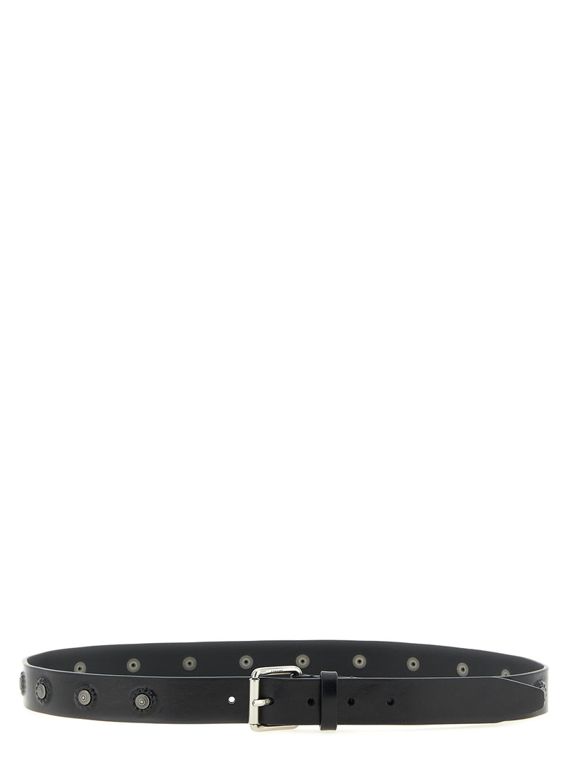 Lemaire Black Calfskin Regular Belt