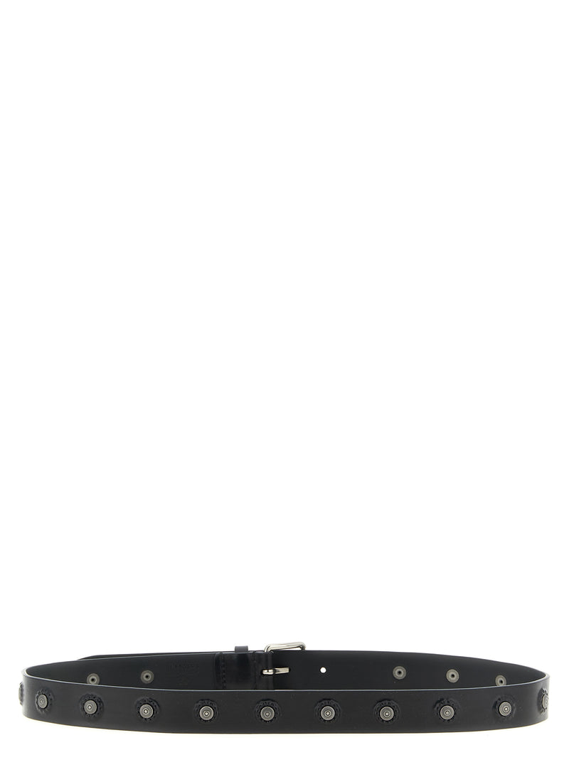 Lemaire Black Calfskin Regular Belt