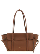 Sac porté épaule en cuir de veau marron Mulberry