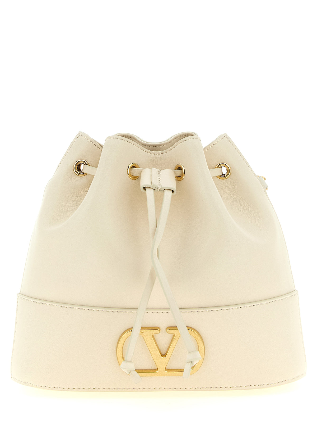 Sac bandoulière Valentino Garavani en cuir d'agneau blanc