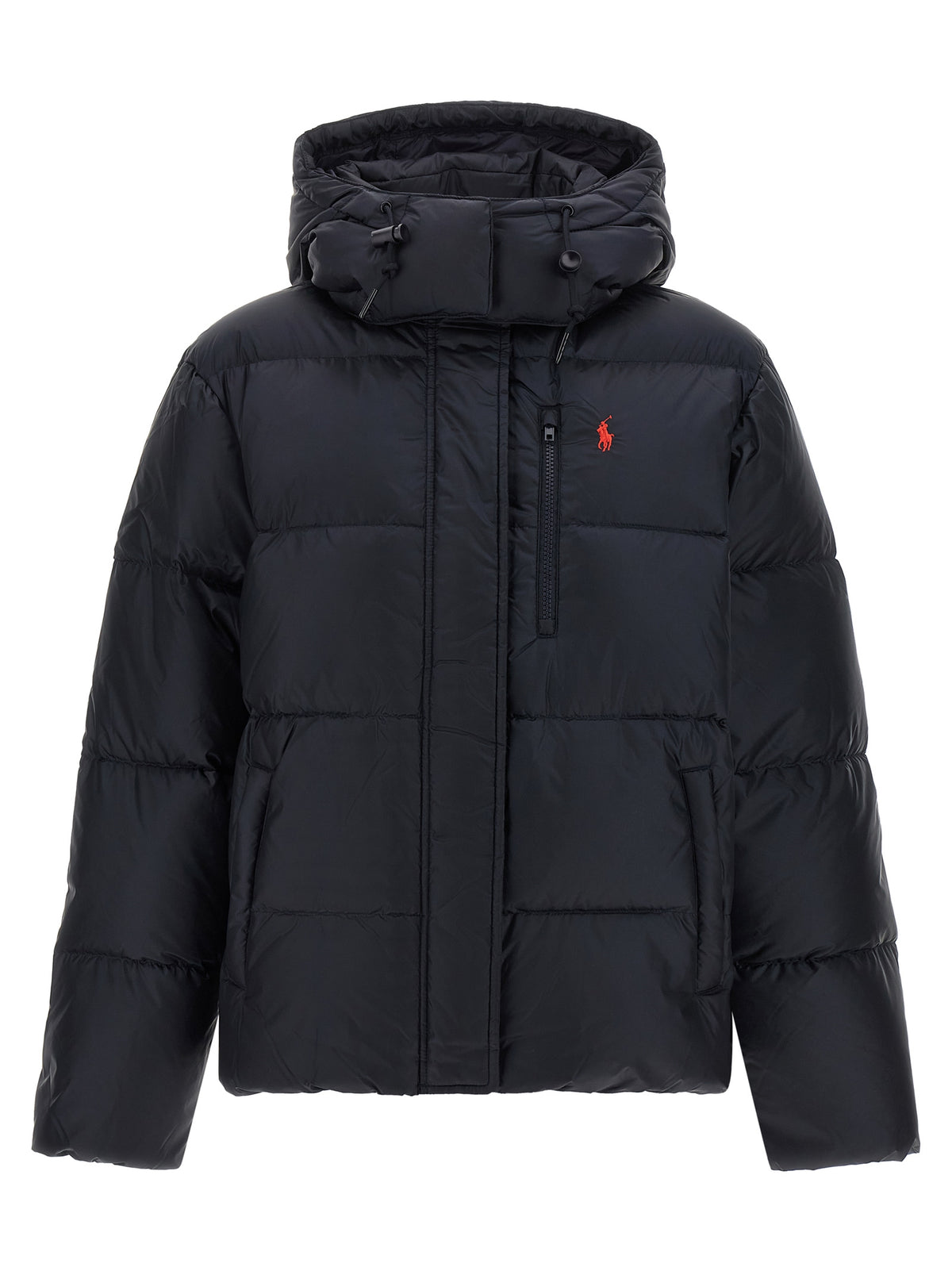Veste longue en nylon bleu Polo Ralph Lauren