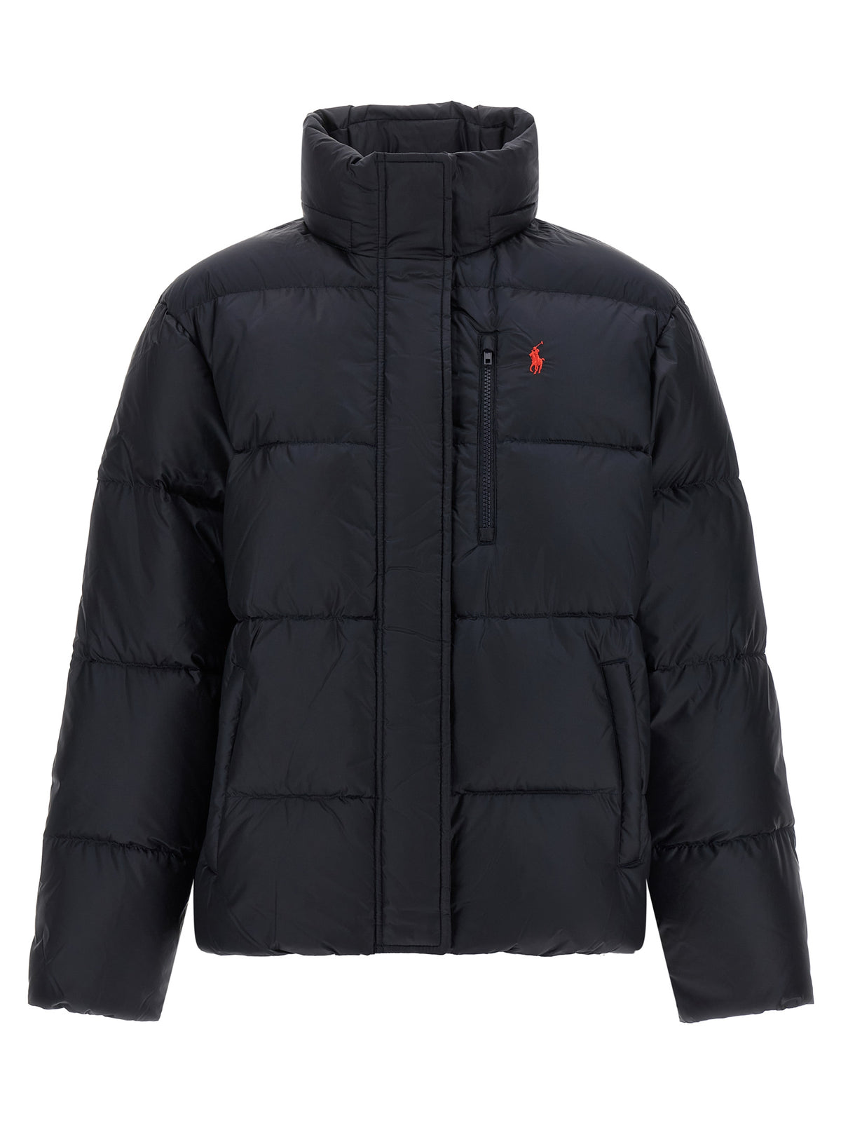 Veste longue en nylon bleu Polo Ralph Lauren