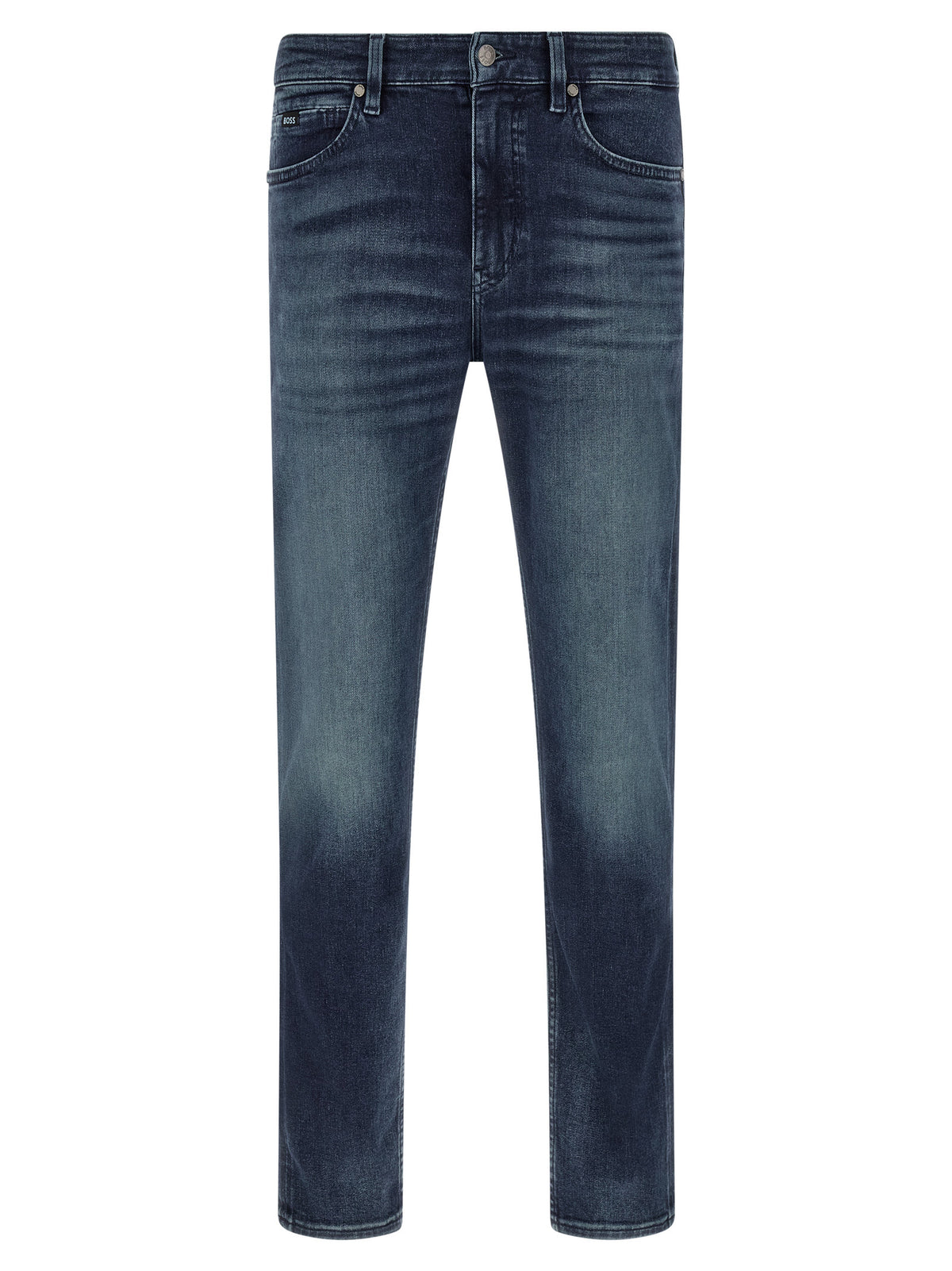 Jean fuselé en coton bleu Hugo Boss