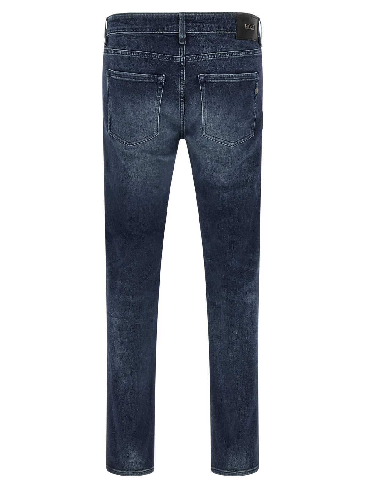 Jean fuselé en coton bleu Hugo Boss