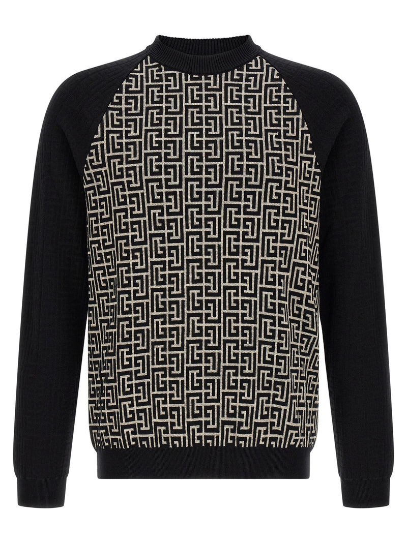 Balmain Bicolor Cotton Cardigan