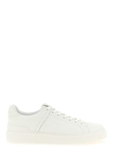Baskets basses Balmain en cuir de veau blanc