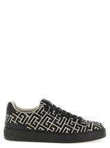 Baskets basses Balmain en coton bicolore
