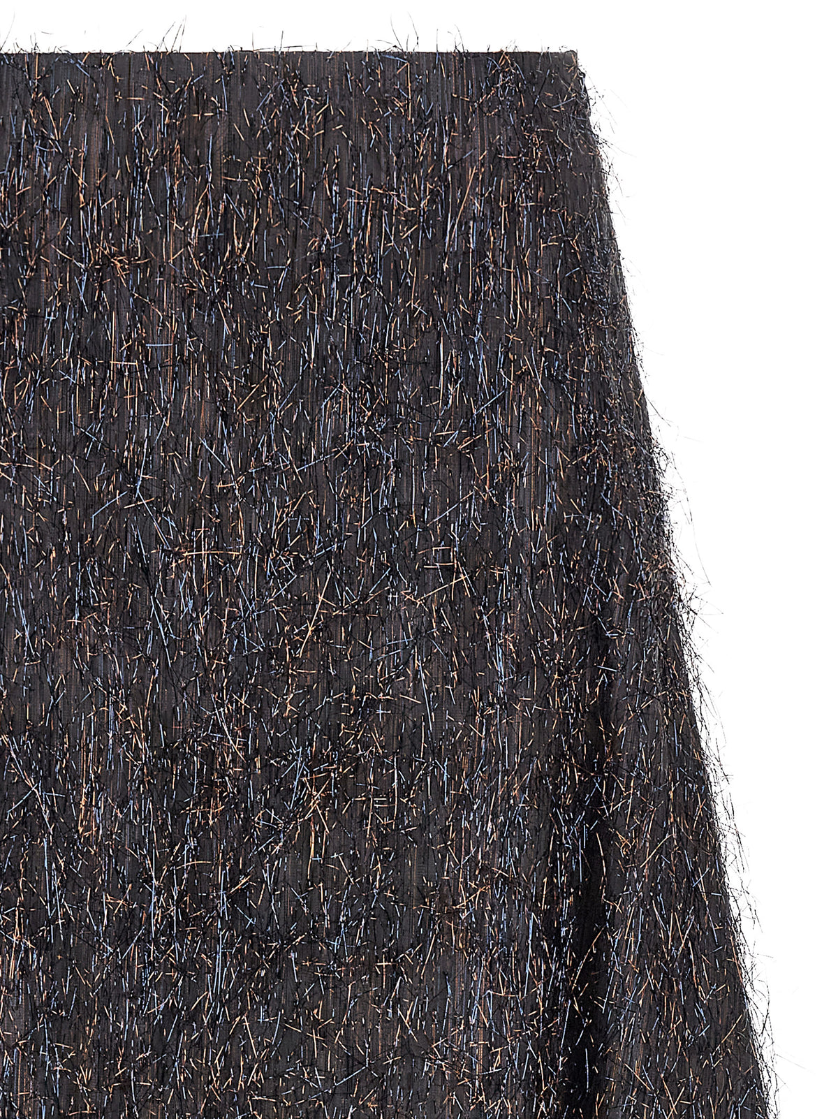 Jupe midi Peserico en viscose bleue
