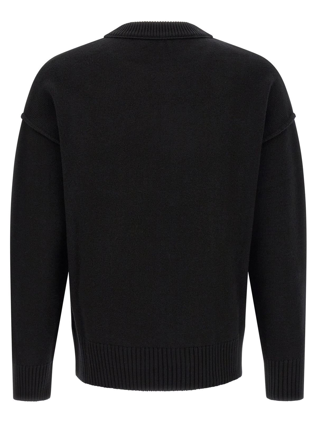 Cardigan en laine noir Ami Paris