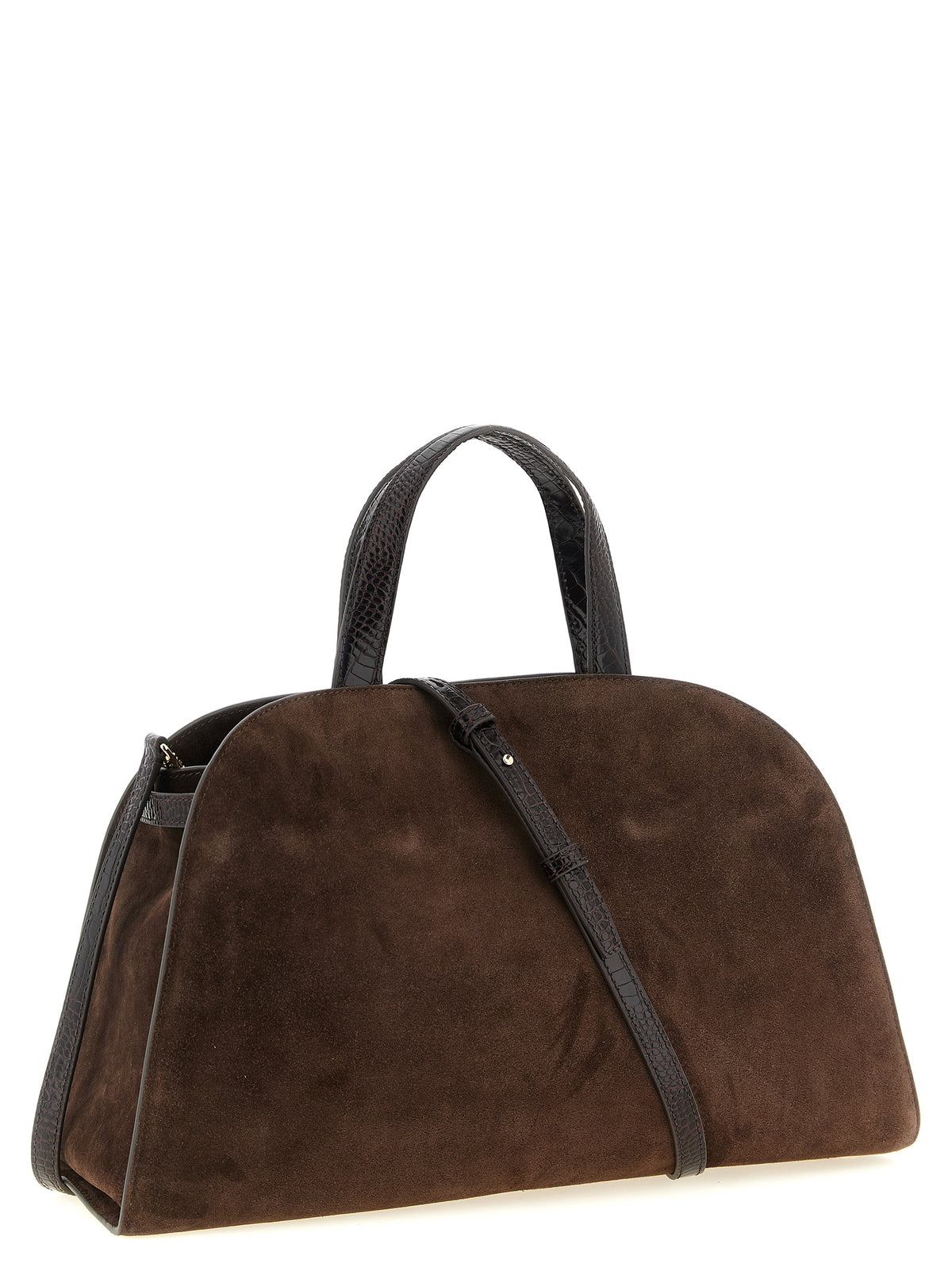 Sac bandoulière Tory Burch en cuir de vachette marron