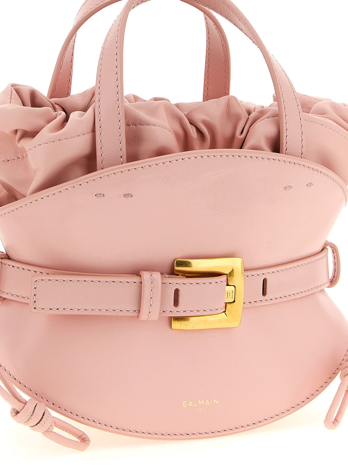 Sac à main Balmain en cuir de veau multicolore