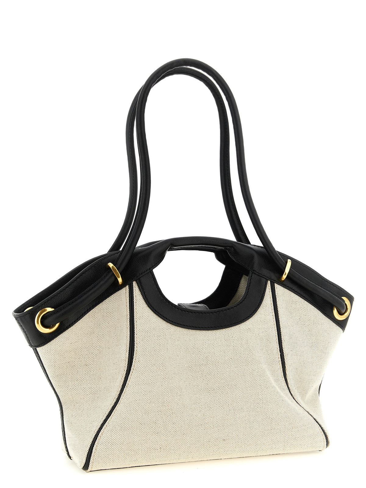 Sac fourre-tout en coton bicolore Balmain