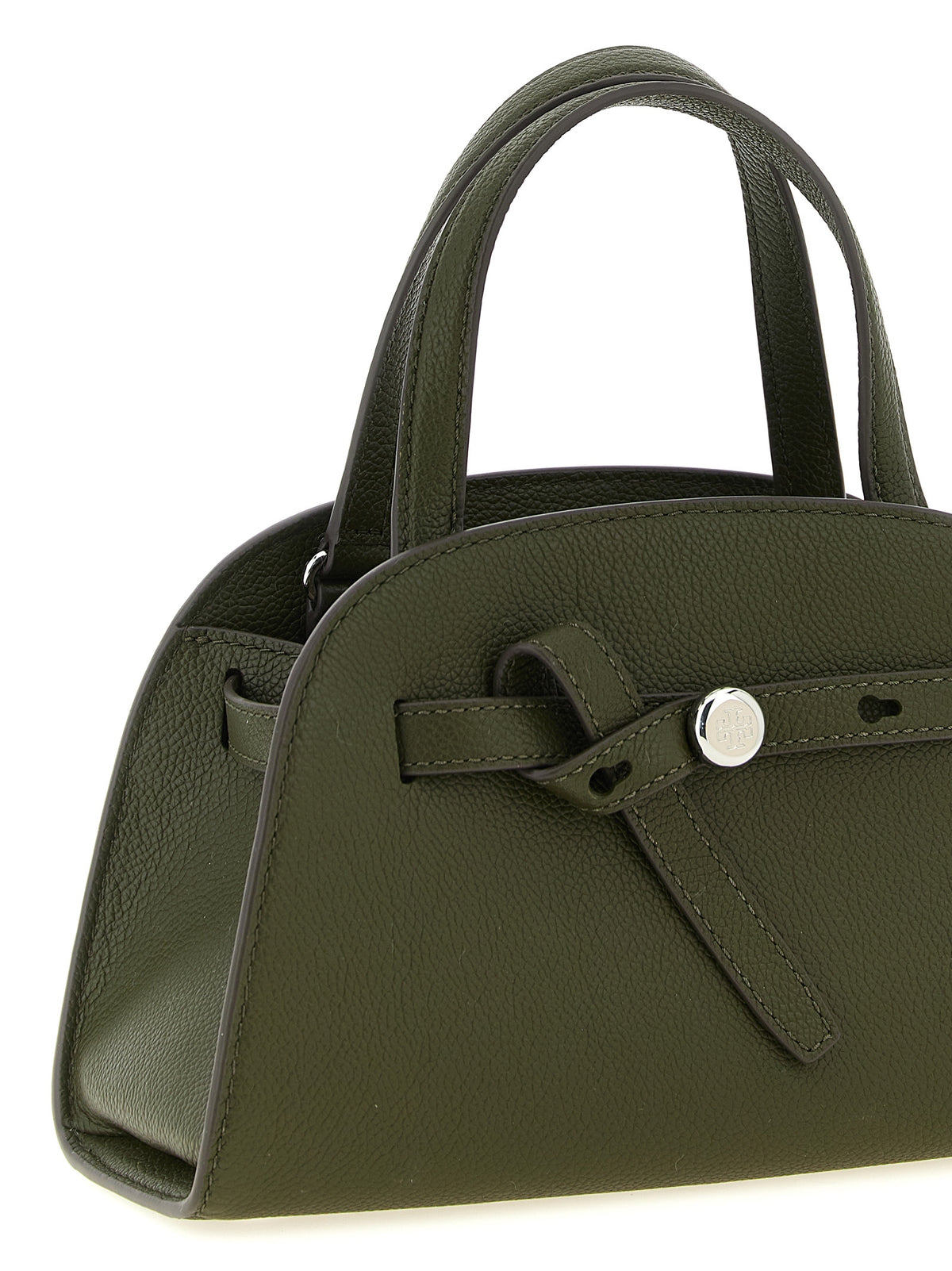 Sac bandoulière en cuir de vachette marron Tory Burch