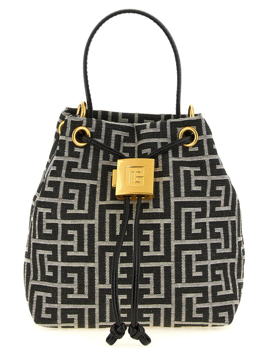 Balmain Bicolor Polyester Handbag