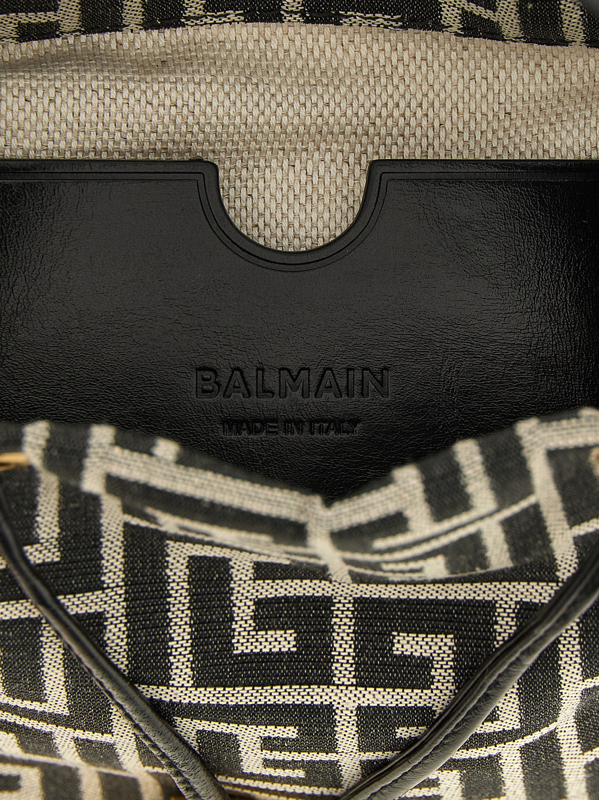 Sac à main Balmain bicolore en polyester