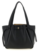 Sac cabas en cuir de vachette noir Tory Burch