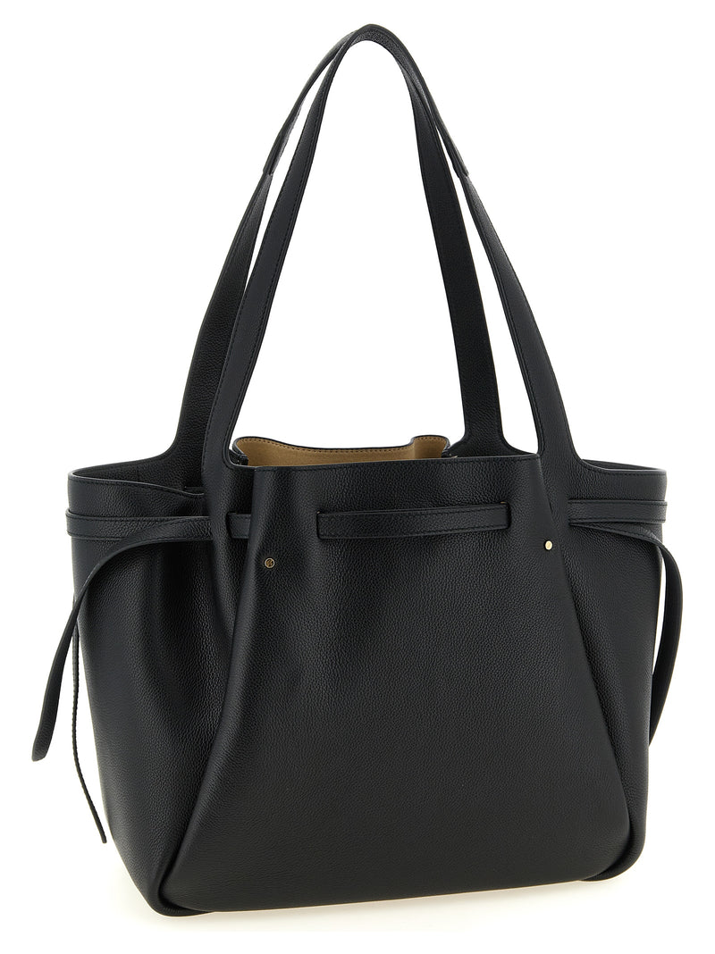Tory Burch Black Cowhide Tote Bag