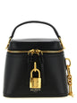 Balmain Black Buffalo Leather Handbag